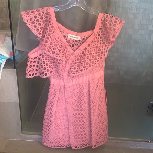 Self-Portrait Dresses & Skirts - Self portrait lace grill mini dress